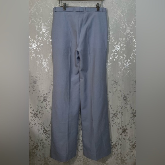 Alexa Chung Relaxed Tailored Trousers in Light Blue – New with Tags 100% Wool - Picture 6 of 8